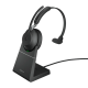 Jabra Evolve2 65 USB-A UC Mono Desk Stand Black (26599-889-989)