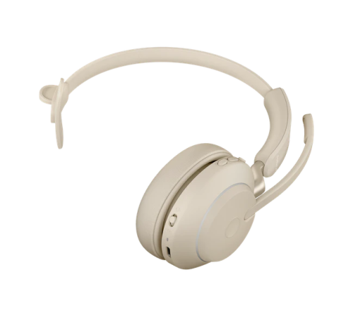 Jabra Evolve2 65 USB-A UC Mono Beige (26599-889-998) Jabra Evolve2 65 USB-A UC Mono Beige (26599-889-998)