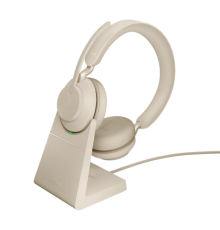 Jabra Evolve2 65 USB-A MS Desk Stand Beige (26599-999-988)
