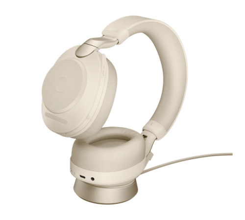 Jabra Evolve2 85 USB-A MS Stereo Desk Stand Beige (28599-999-988) Jabra Evolve2 85 USB-A MS Stereo Desk Stand Beige (28599-999-988)