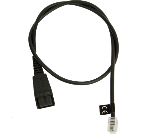Кабель Jabra QD на RJ10, прямий, 0,5 м Кабель Jabra QD на RJ10, прямий, 0,5 м
