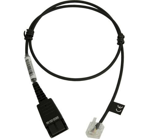 Кабель Jabra RJ-45 - QD, 0.5 м для Siemens Кабель Jabra RJ-45 - QD, 0.5 м для Siemens