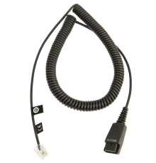 Витий кабель Jabra QD на RJ-10 0,5–2 м (8800-01-01)