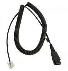 Кабель Jabra QD на RJ-45, спіральний, 0,5–2 м (8800-01-89)