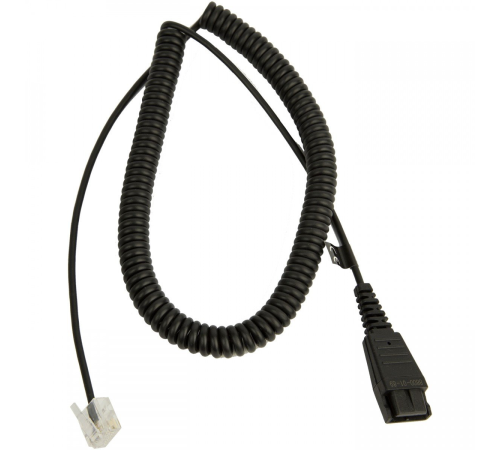 Кабель Jabra QD на RJ-45, спіральний, 0,5–2 м Кабель Jabra QD на RJ-45, спіральний, 0,5–2 м