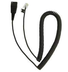 Кабель Jabra QD на RJ10, спіральний, 0,5–2 м (8800-01-37)