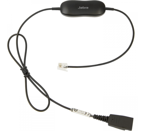 Jabra Smart Cord QD на RJ-9, прямий, з перемикачем режимів Jabra Smart Cord QD на RJ-9, прямий, з перемикачем режимів