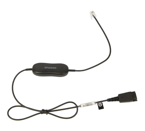 Кабель Jabra GN 1210 QD на RJ-9, прямий, 0,8 м Кабель Jabra GN 1210 QD на RJ-9, прямий, 0,8 м