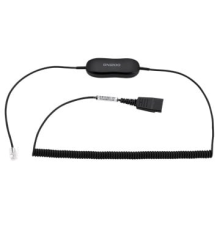 Кабель Jabra GN 1218 AC2m з атенюатором (QD - RJ9) (88011-102)