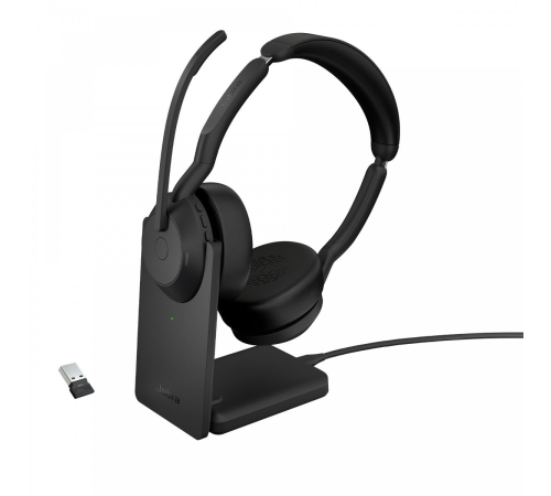 Jabra Evolve2 55 - Link390a MS Stereo with Charging Stand Jabra Evolve2 55 - Link390a MS Stereo with Charging Stand