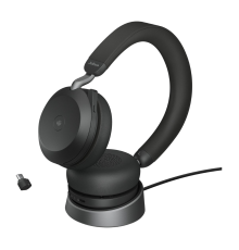 Jabra Evolve2 75 USB-C MS Stereo Black із зарядним пристроєм (27599-999-889)
