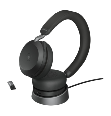 Jabra Evolve2 75 USB-A UC Stereo Black із зарядним пристроєм (27599-989-989)